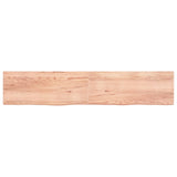 VIDAXL WASHBAIN-Blatt 200x40x (2-6) CM behandeltes massives Holz hellbraun