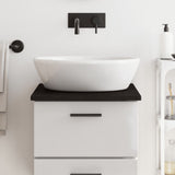 Vidaxl Washbasin Tabulka 40x50x2 cm Ošetřená masivní dřevo tmavě hnědé