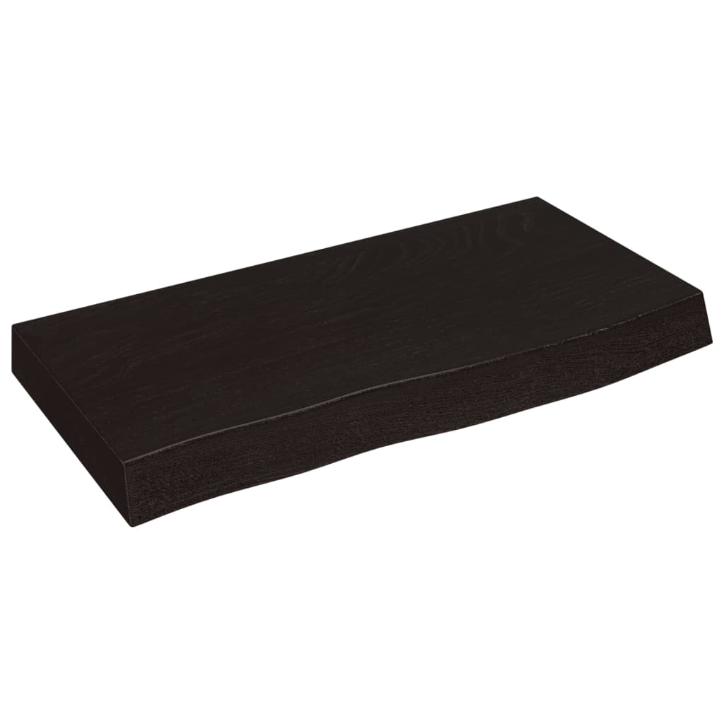 VIDAXL SHECHE SCHEDA 60X30X (2-6) CM Trattato in legno massiccio scuro