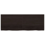 VidaXL Washbasin sheet 160x60x (2-4) cm treated solid wood dark brown