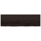 VidaXL Washbasin sheet 200x60x (2-6) cm treated solid wood dark brown