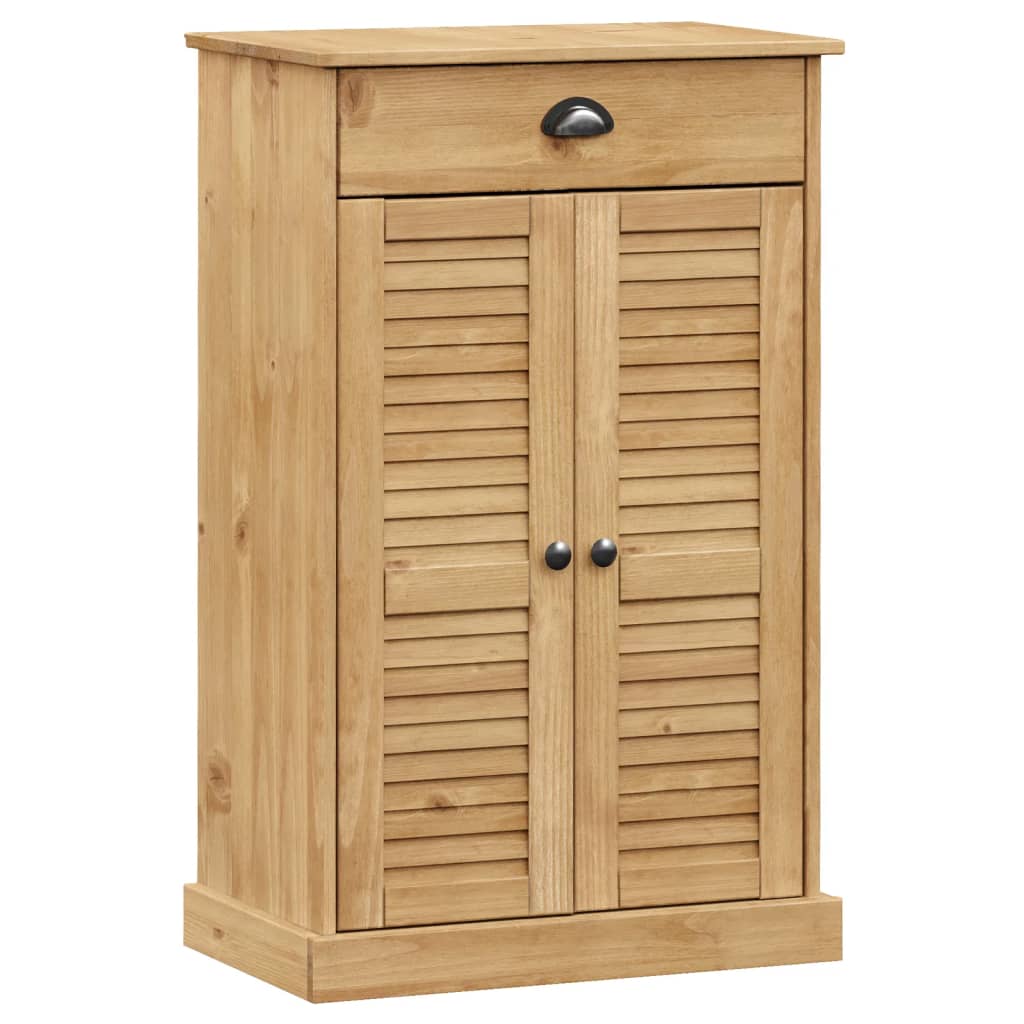 Armoire à chaussures Vidaxl Vigo 60x35x96 cm Pine solide