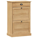 Vidaxl Schong Cabinet Vigo 60x33x96 cm zolidd Péiere