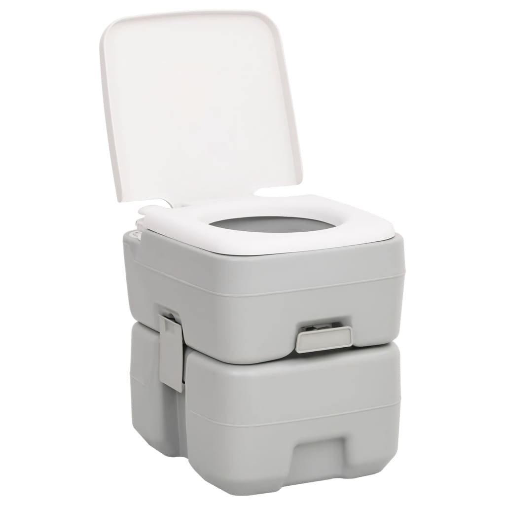 VidaXL Campingtoilet en watertankset draagbaar