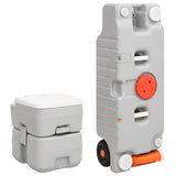 VidaXL Campingtoilet en watertankset draagbaar