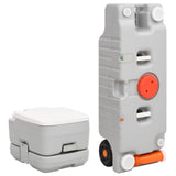 VidaXL Campingtoilet en watertankset draagbaar