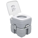 VidaXL Campingtoilet en watertankset draagbaar