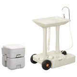 Vidaxl Camping Toilet et lavabo Portable