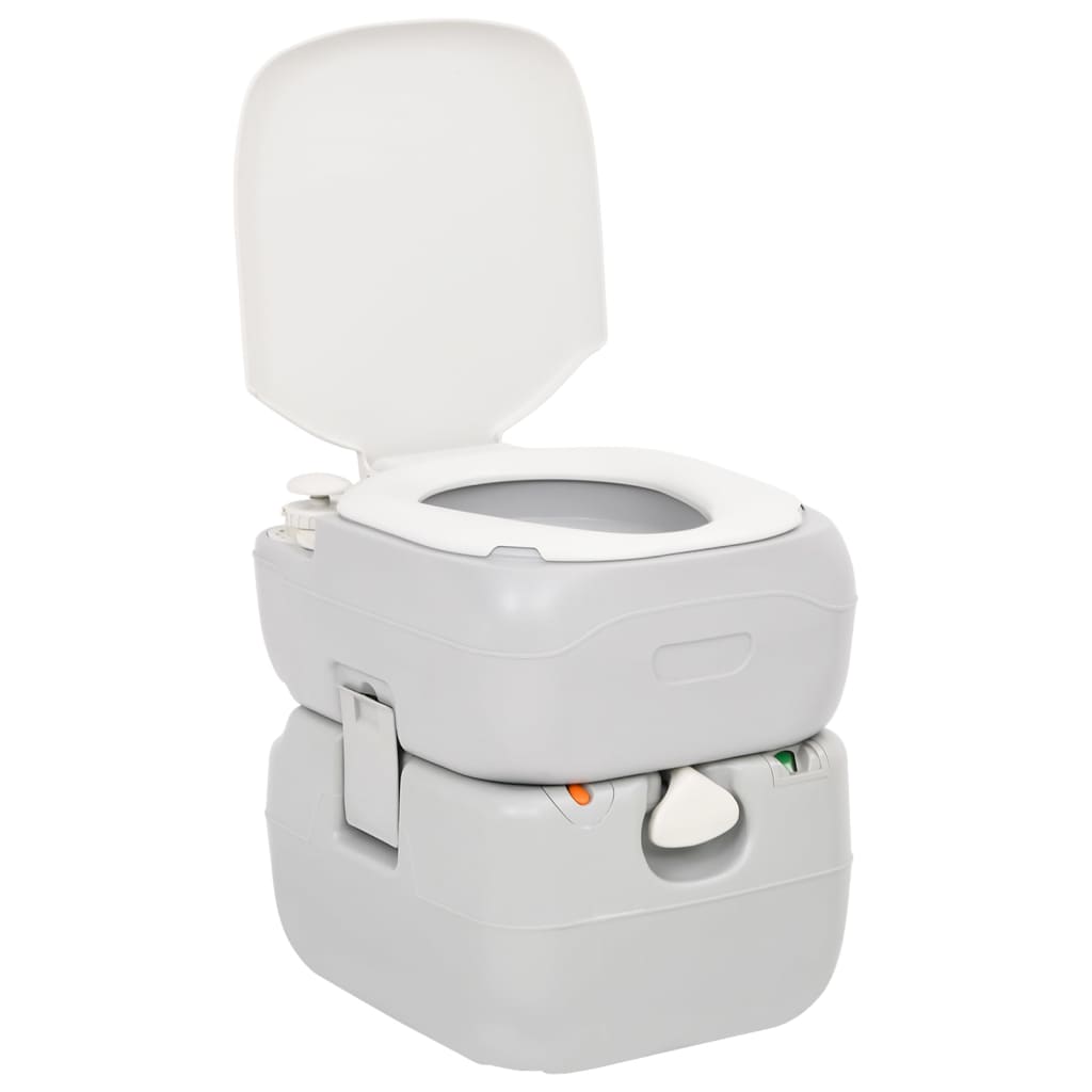 VidaXL Campingtoilet en wasbak met watertank