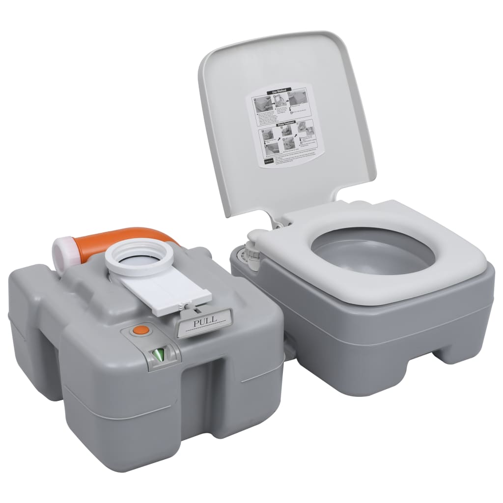 Vidaxl Camping toilet and Washbasin with Water Tank