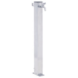 Columna de agua Vidaxl cuadrado 60 cm de acero inoxidable