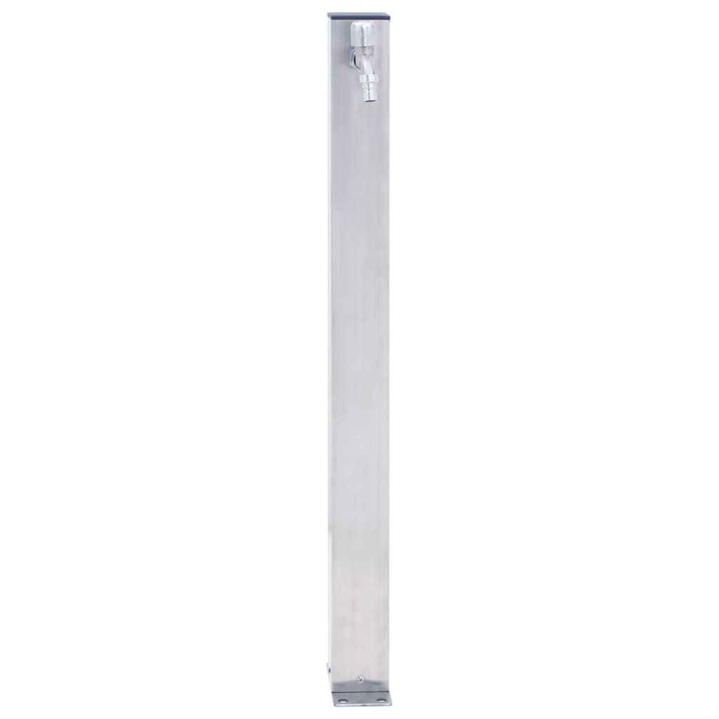 VIDAXL Water Column Square 80 cm stal nierdzewna