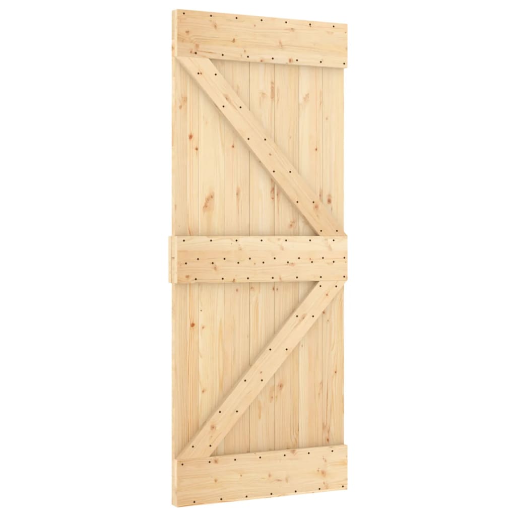 Vidaxl Door Narvik 85x210 cm stałą sosnę