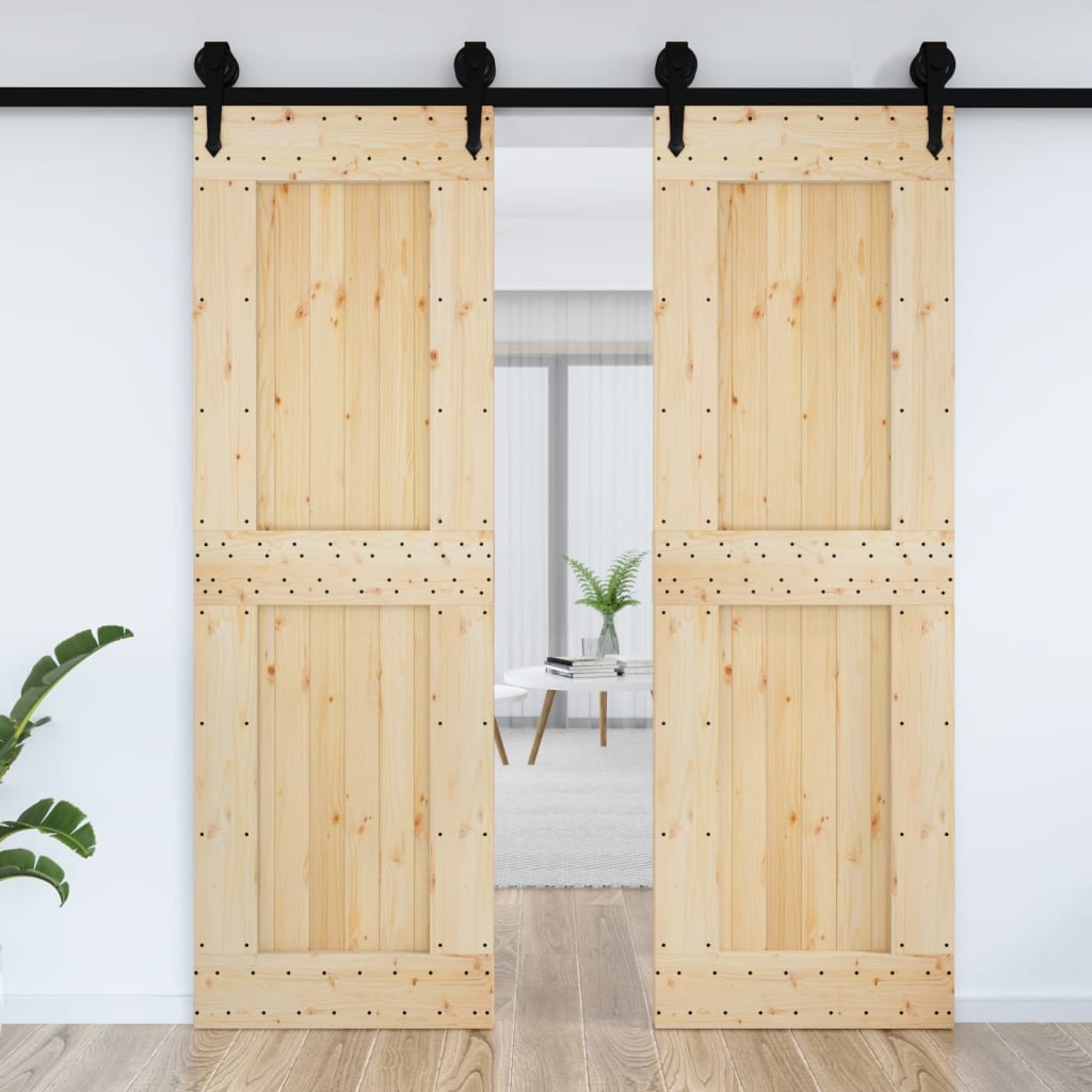 Vidaxl Door Narvik 70x210 cm Solid pine