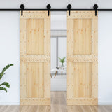 Vidaxl Door Narvik 70x210 cm Solid fyrretræ