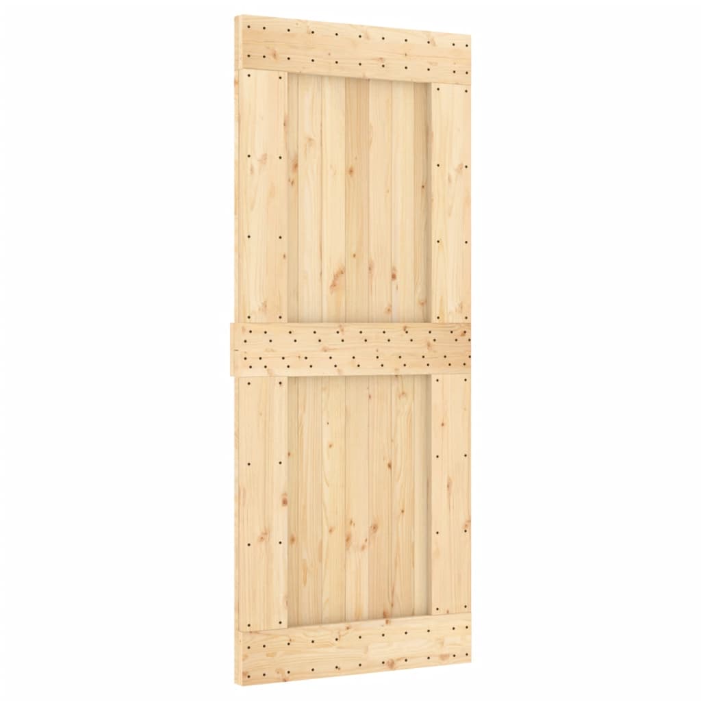 Vidaxl Door Narvik 85x210 cm stałą sosnę