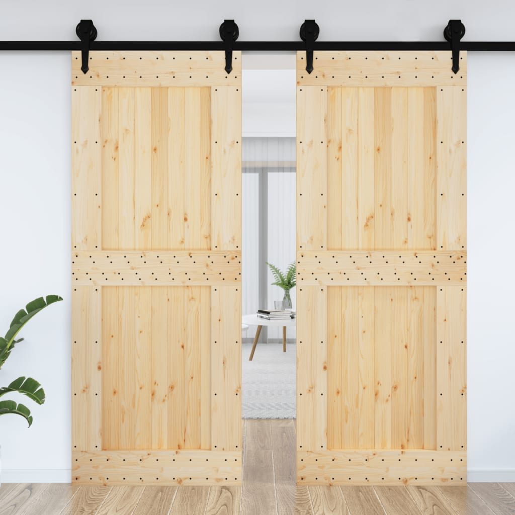 Vidaxl Door Narvik 90x210 cm stała sosna