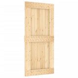 Vidaxl Door Narvik 95x210 cm Solid fyrretræ