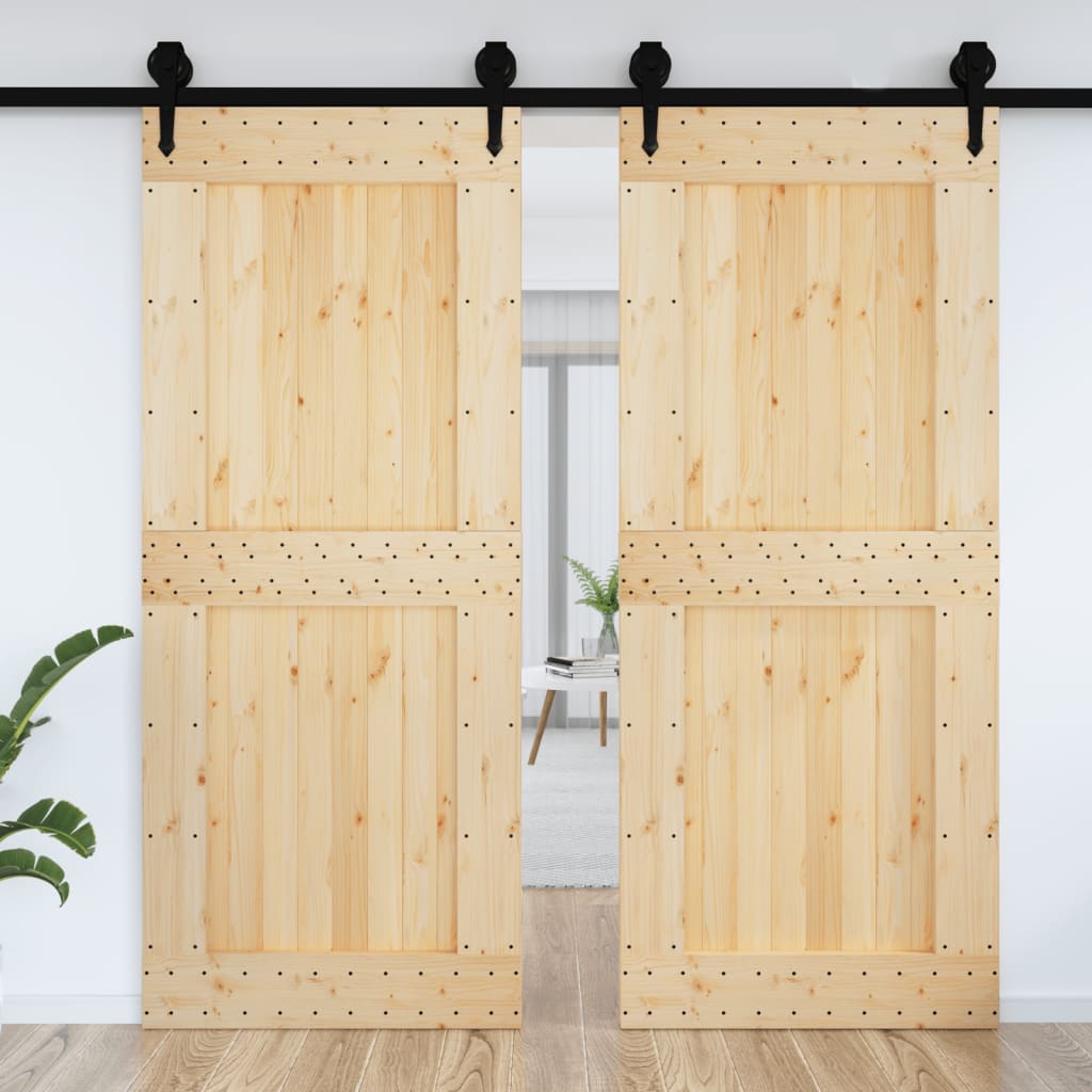 Vidaxl Door Narvik 95x210 cm Solid pine