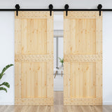 Vidaxl Door Narvik 95x210 cm Solid fyrretræ