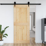 Vidaxl Door Narvik 95x210 cm stałą sosnę