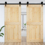 Vidaxl Door Narvik 100x210 cm Solid Pine