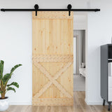 Vidaxl Door Narvik 100x210 cm stałą sosnę