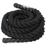 Vidaxl Battle Rope 6 m 4,5 kg poliester črna