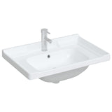 Vidaxl Washbasin Rectangular 71x48x23 cm Bianco in ceramica