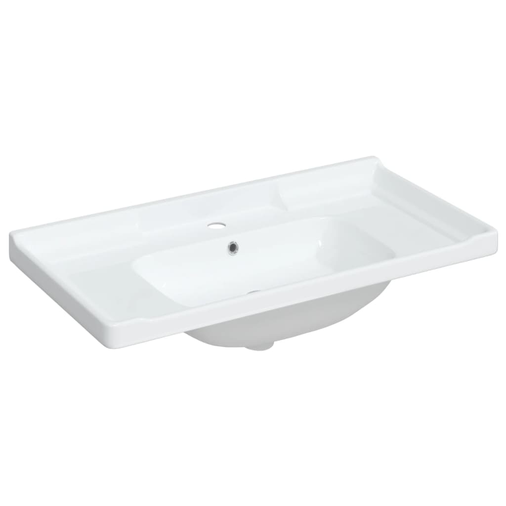 Vidaxl Washbasin Rectangular 91.5x48x23 cm keramická bílá