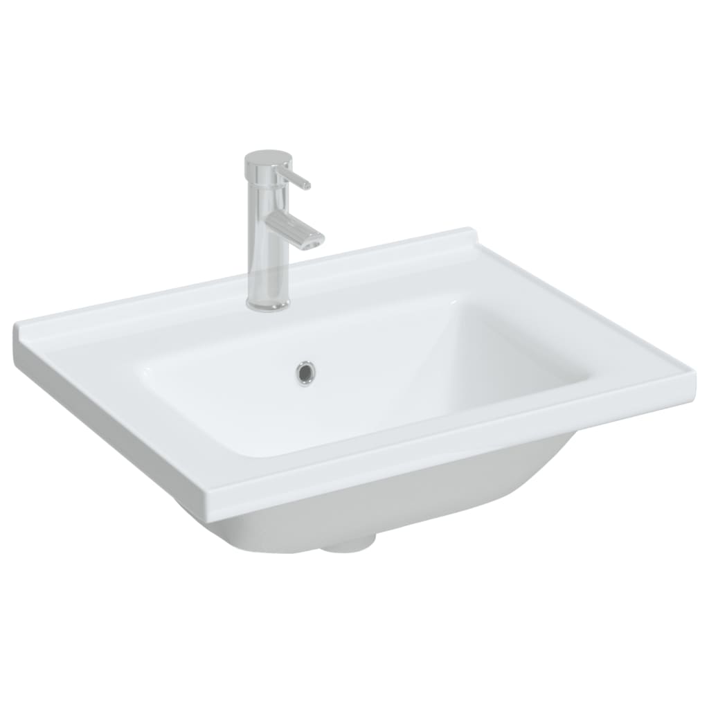 Vidaxl Washbasin Rectangular 61x48x19,5 cm keramická bílá