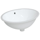 Vidaxl Washbasin Oval 56x41x20 cm keramická bílá