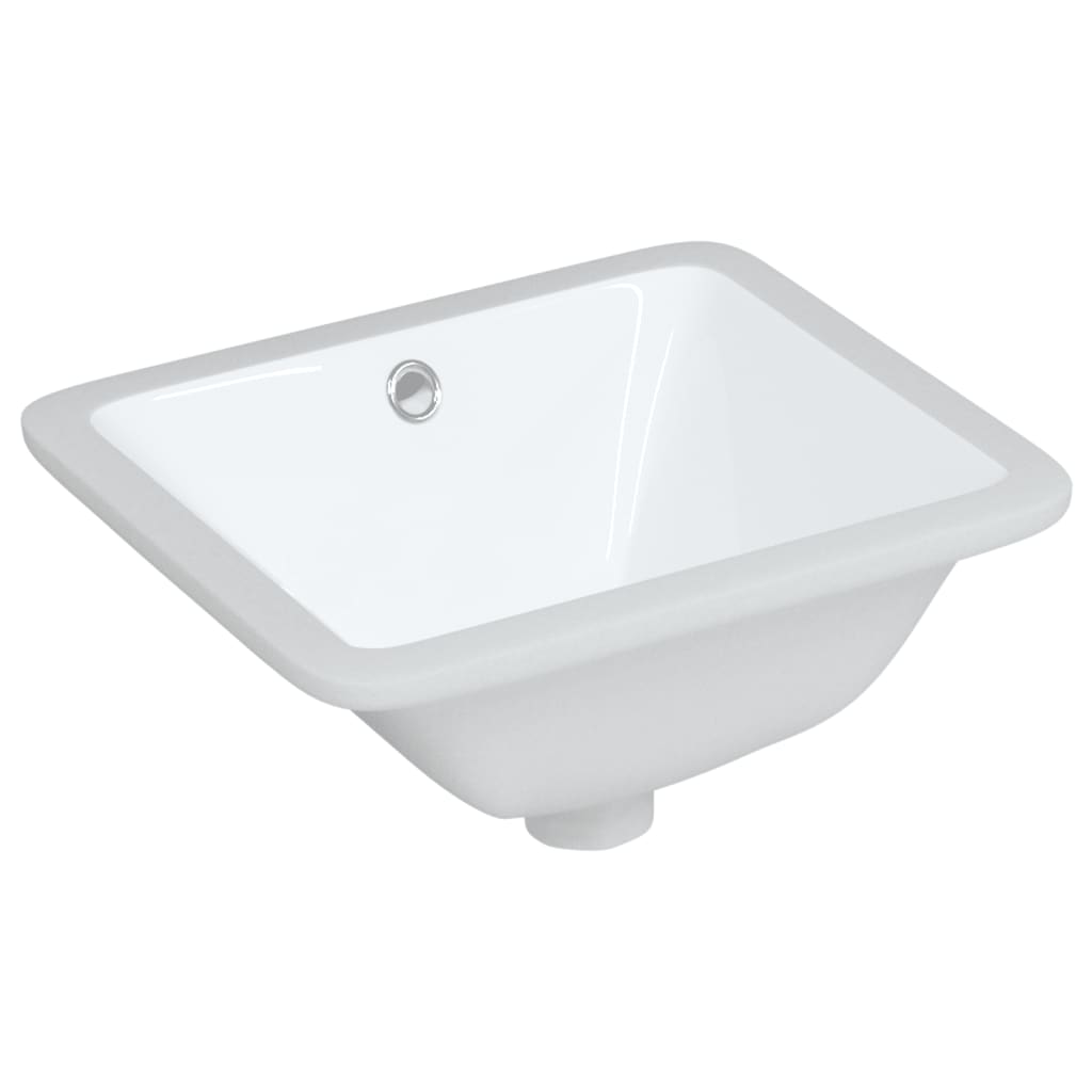 Vidaxl Washbasin Rectangular 36,5x32x15,5 cm keramická bílá