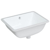 Vidaxl Washbasin Rectangular 52x38.5x19.5 cm de cerámica blanca