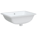 Vidaxl Washbasin Rectangular 52x38.5x19.5 cm de cerámica blanca