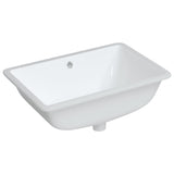 Vidaxl Washbasin Obdélníkový 60x40x21 cm keramická bílá