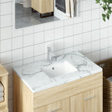 Vidaxl Washbasin Rectangular 36x31.5x16,5 cm keramická bílá