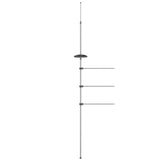 Rack per asciugamano Vidaxl 47x280 cm in alluminio