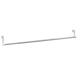 Terrena Vidaxl Rails 2 PC 60-105 cm in alluminio bianco e argento color argento