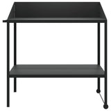 Vidaxl Planznard 100x54.5x100 cm galvaniséiert Stol Anthracite Faarf