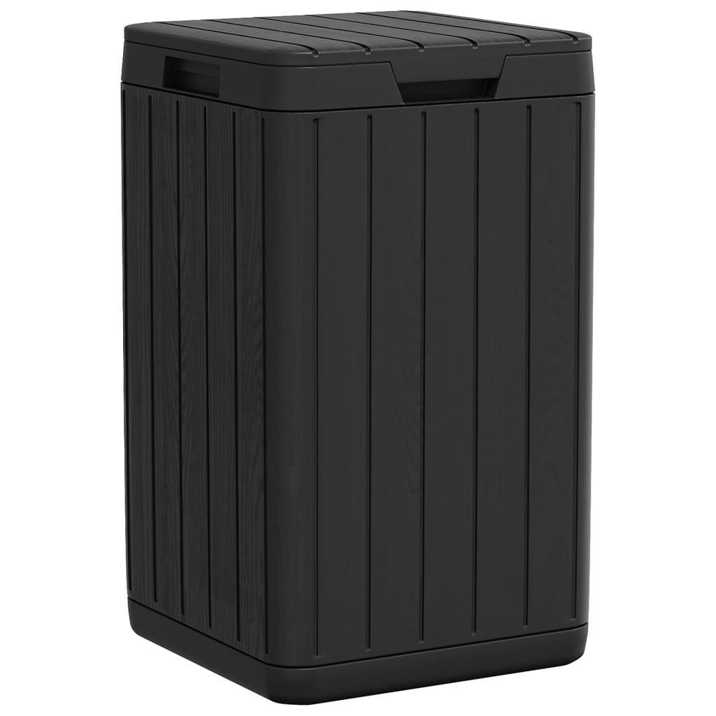 Vidaxl Garden Waste Bin 38x38x65 cm Polipropen antracyt -