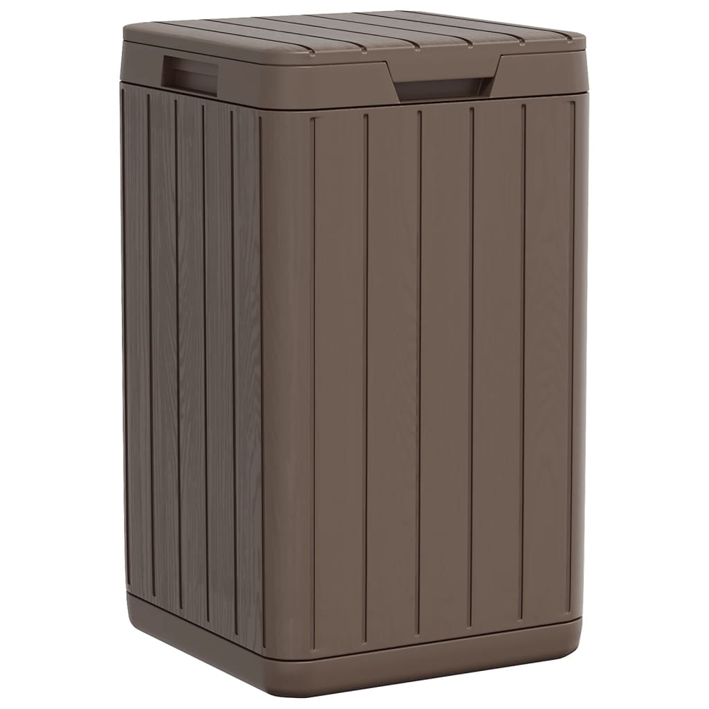 Vidaxl Garden Waste Bin 38x38x65 cm Polipropen Brown