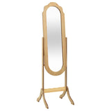 Vidaxl Mirror je samostojno 45.5x47.5x160 cm predelani les