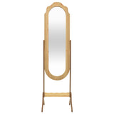 Vidaxl Mirror je samostojno 45.5x47.5x160 cm predelani les