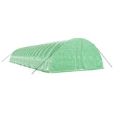 Vidaxl Tuinkas with steel frame 108 m² 18x6x2.85 m green