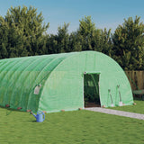 Vidaxl Tuinkas with steel frame 108 m² 18x6x2.85 m green