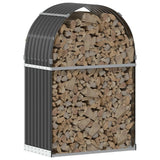 Archite Vidaxl Firewood 80X45X120 CM Galvanized Steel Antracite