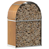 Archiviazione Vidaxl Firewood 80x45x120 cm in acciaio zincato in acciaio