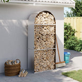 Vidaxl Firewood Storage 80x45x190 cm in acciaio galvanizzato colorato