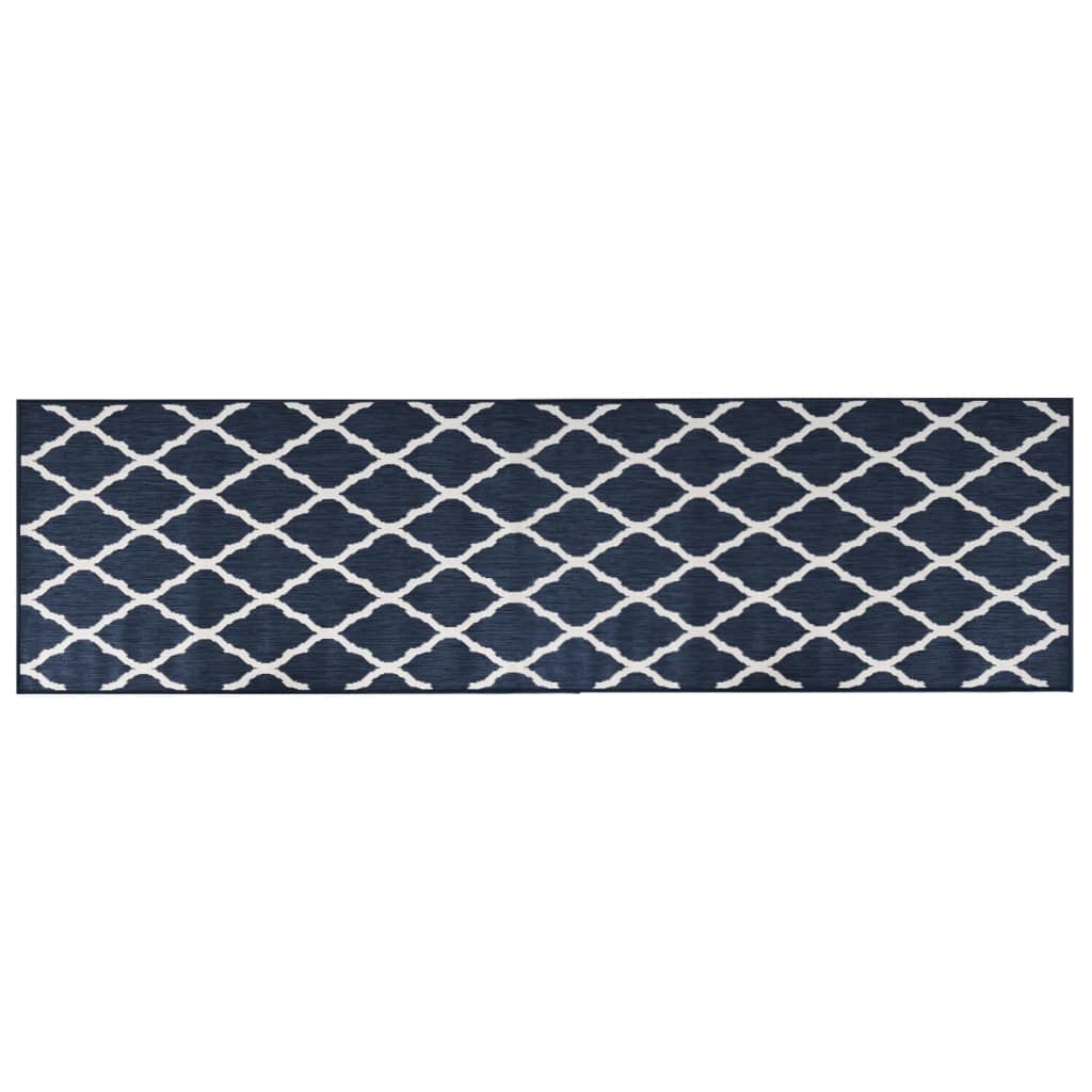 VIDAXL ESTERNO RAGGIO REVERSIBILE 80x250 cm blu navy e bianco